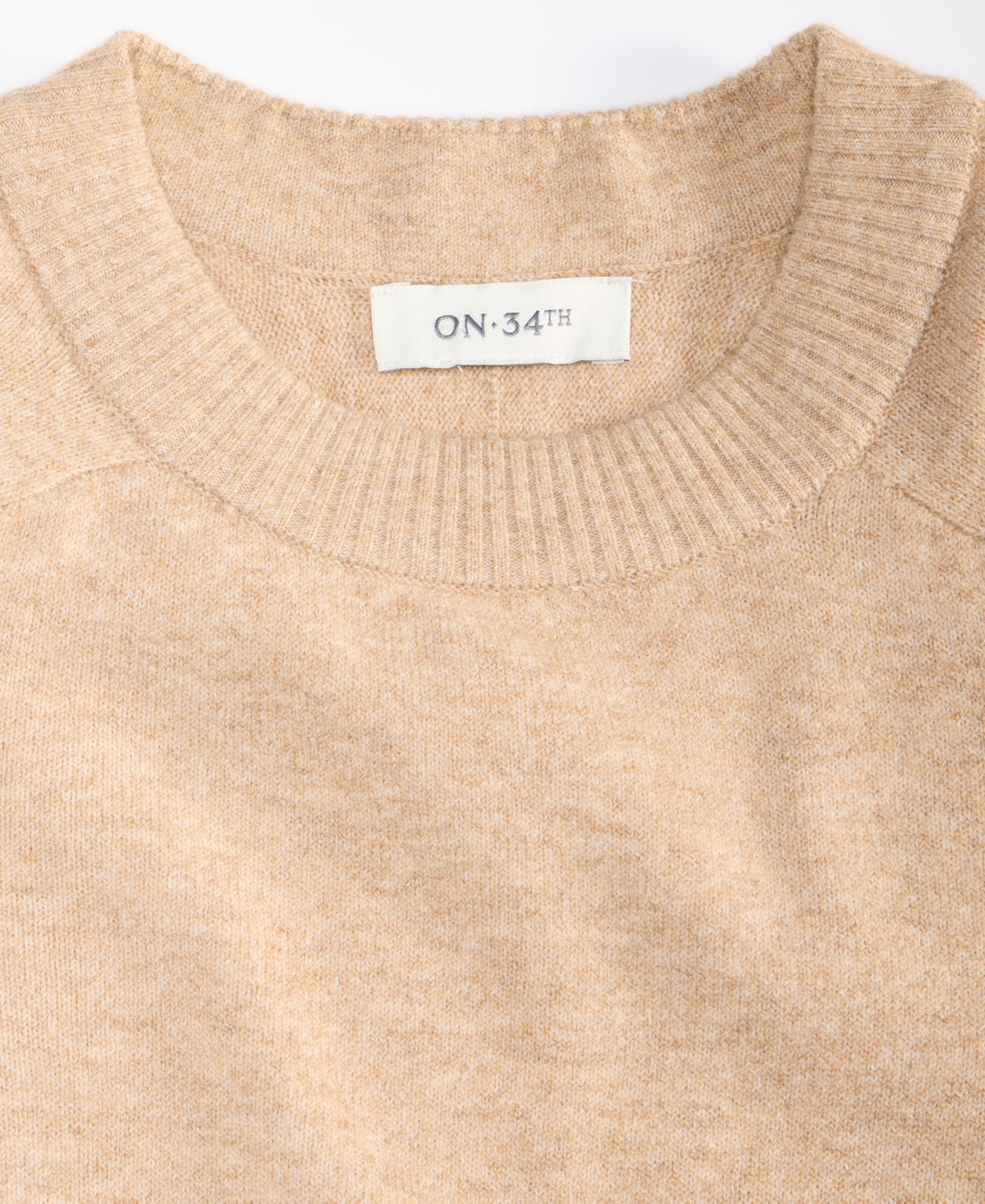 On 34th Women's Saddle Short Sleeve Sweater, Macy's Exclusive In Neutral