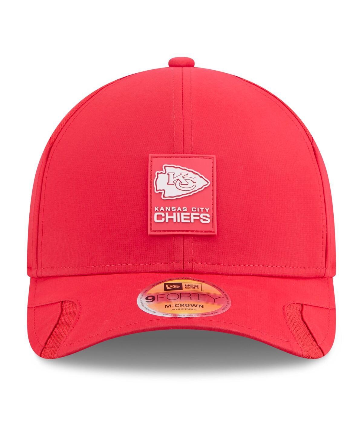 New Era Big Boys And Girls Red Kansas City Chiefs 2025 Sideline 9forty Adjustable Hat In Red
