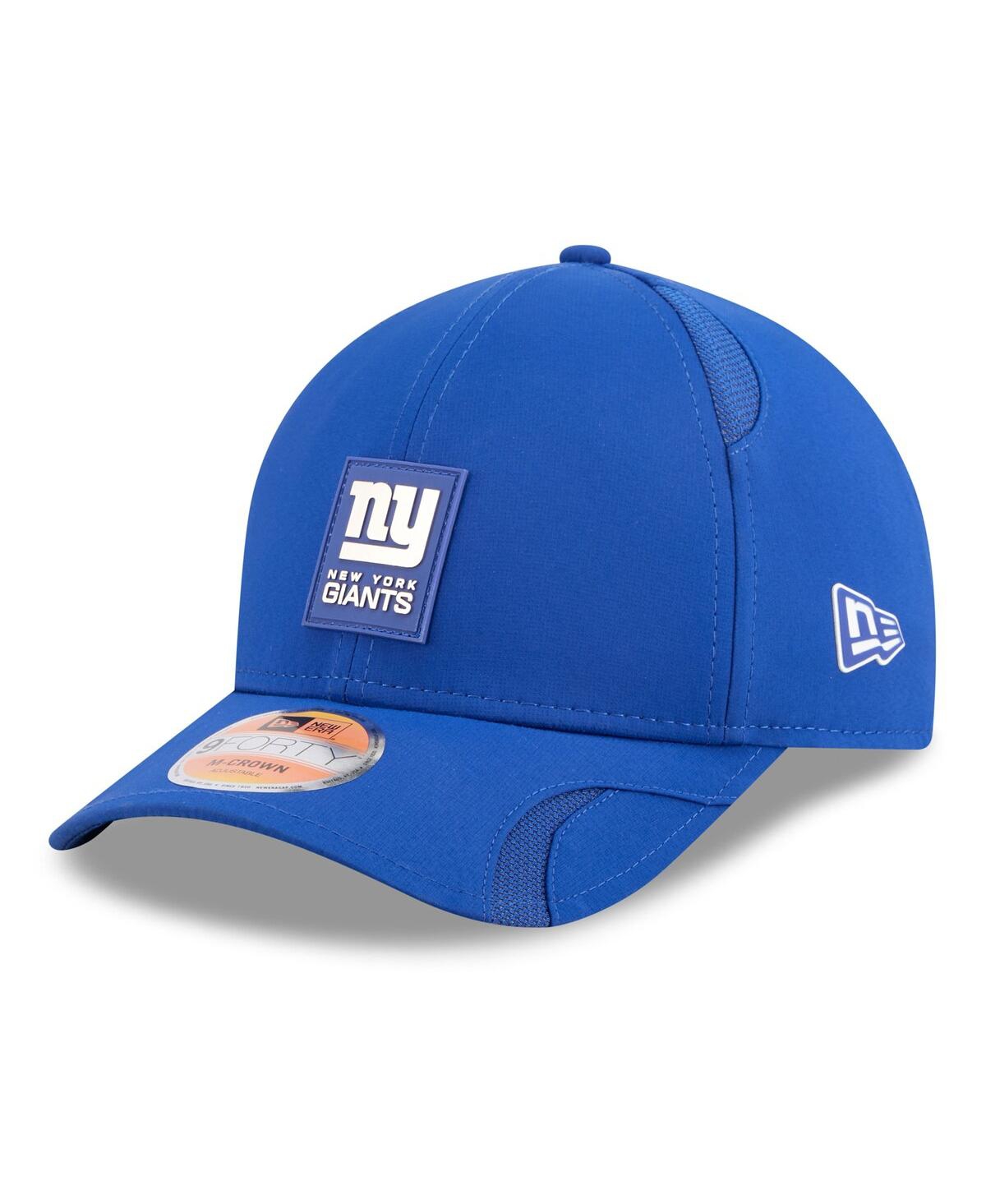 New Era Big Boys And Girls Royal New York Giants 2025 Sideline 9forty Adjustable Hat In Blue