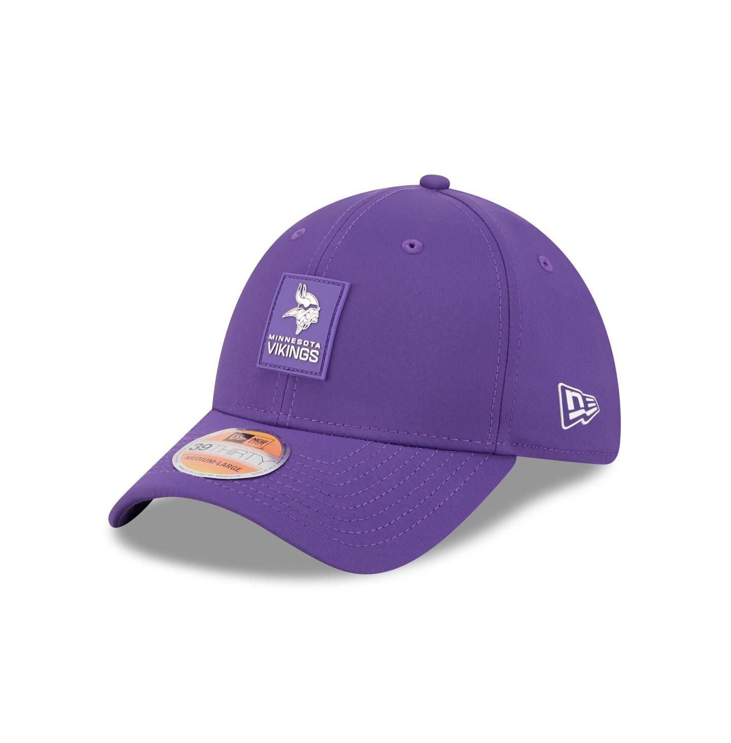Мужская кепка New Era Purple Minnesota Vikings 2025 Sideline 39THIRTY Flex Hat — фото 1