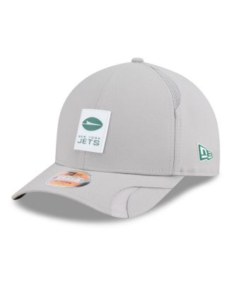 New Era - Men's Gray New York Jets 2025 Sideline M-crown 9FORTY Adjustable Hat