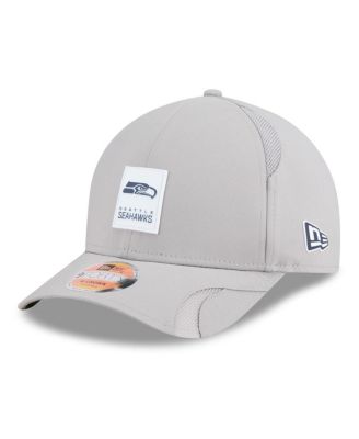 New Era - Men's Gray Seattle Seahawks 2025 Sideline M-crown 9FORTY Adjustable Hat
