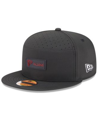 New Era - Men's Black Atlanta Falcons 2025 Sideline Split Panel 9FIFTY Snapback Hat