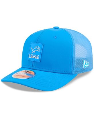 New Era - Men's Blue Detroit Lions 2025 Sideline 9SEVENTY Trucker Adjustable Hat