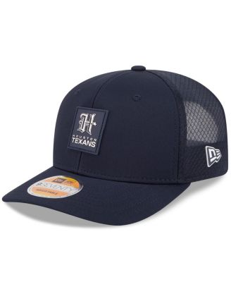 New Era - Men's Navy Houston Texans 2025 Sideline H-Town 9SEVENTY Trucker Adjustable Hat