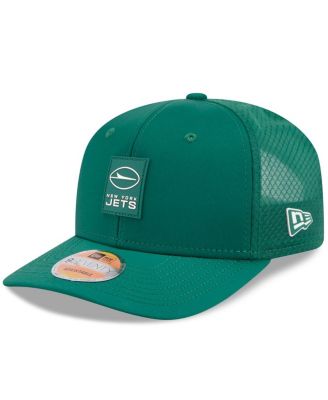 New Era - Men's Green New York Jets 2025 Sideline 9SEVENTY Trucker Adjustable Hat