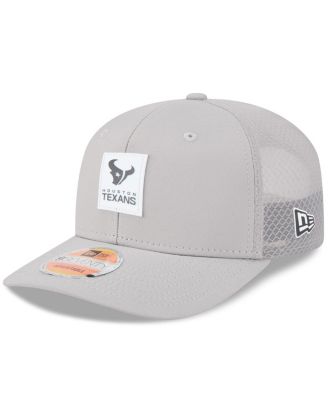 New Era - Men's Gray Houston Texans 2025 Sideline 9SEVENTY Adjustable Trucker Hat