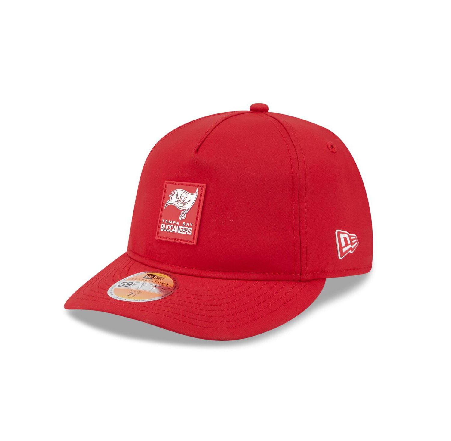 Men's Red Tampa Bay Buccaneers 2025 Sideline Retro Crown 59FIFTY Fitted Hat