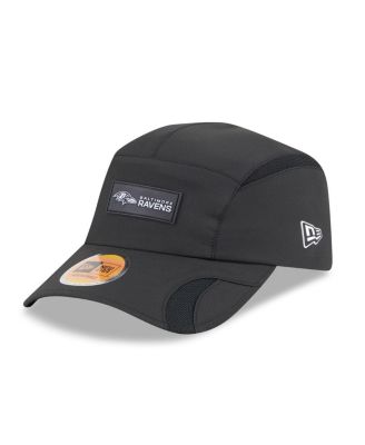 New Era - Men's Black Baltimore Ravens 2025 Sideline Runner Adjustable Hat