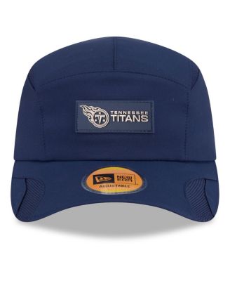 Men's Navy Tennessee Titans 2025 Sideline Runner Adjustable Hat