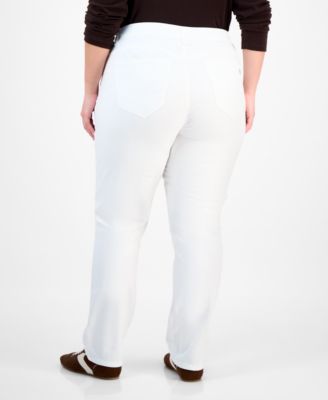 Trendy Plus Size ABsolution Straight-Leg Jeans