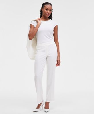 Women's Cowl Neck Cap Sleeve Top, Regular & Petites