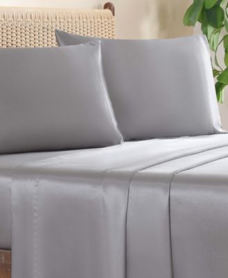 Silky Satin 4-Pc. Sheet Set, King