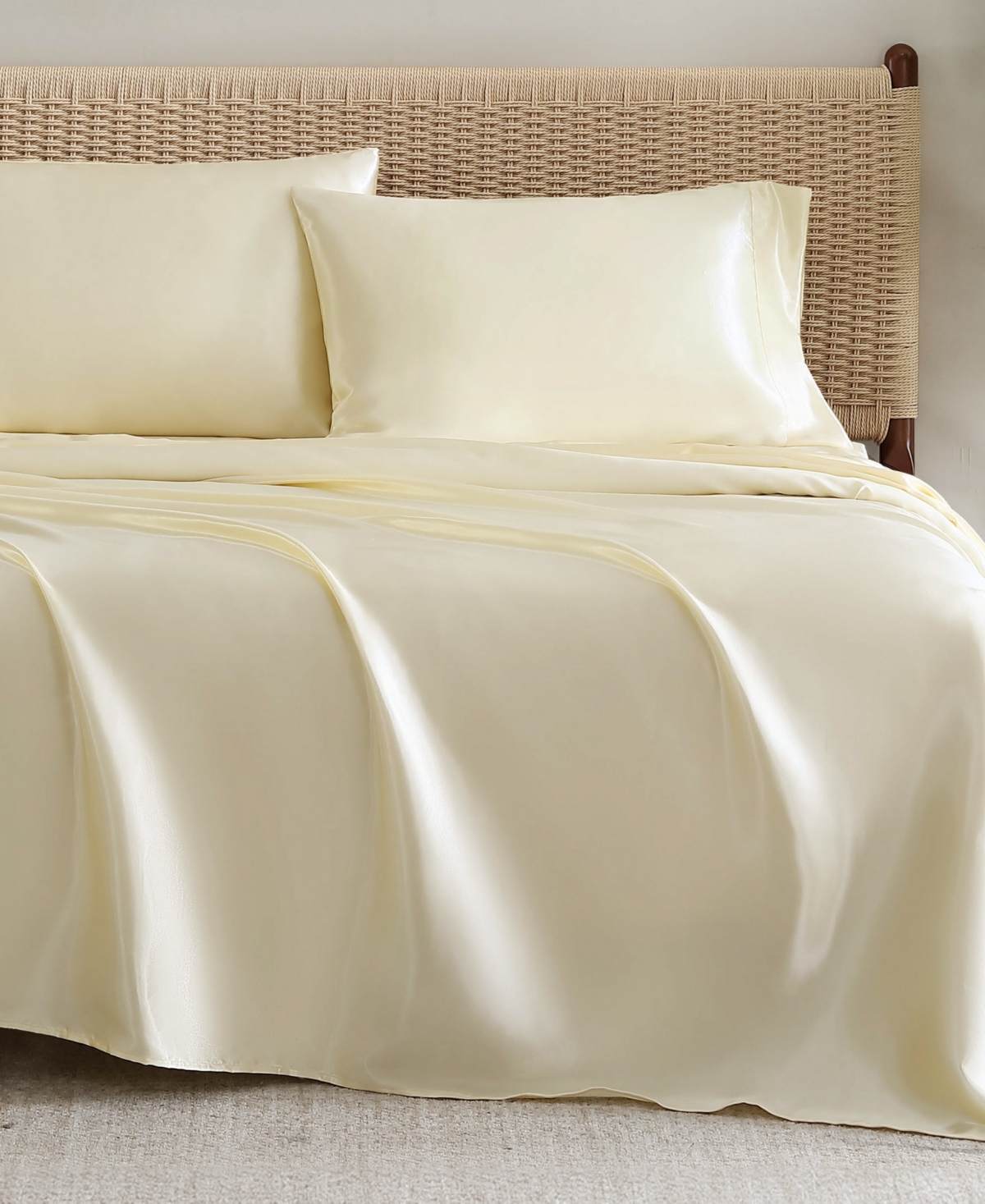 Jessica Simpson Silky Satin 4-pc. Sheet Set, King