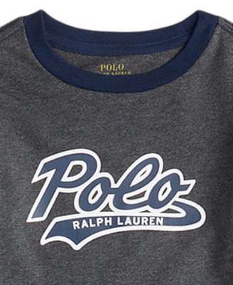 Toddler and Little Boys 2-Piece Logo Jersey T-Shirt Fleece Jogger Pants Set