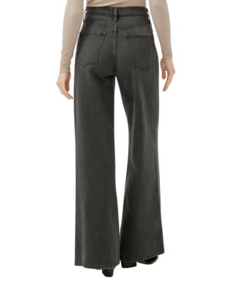 Women's Highly Desirable High Rise Ultra Wide Leg Jeans