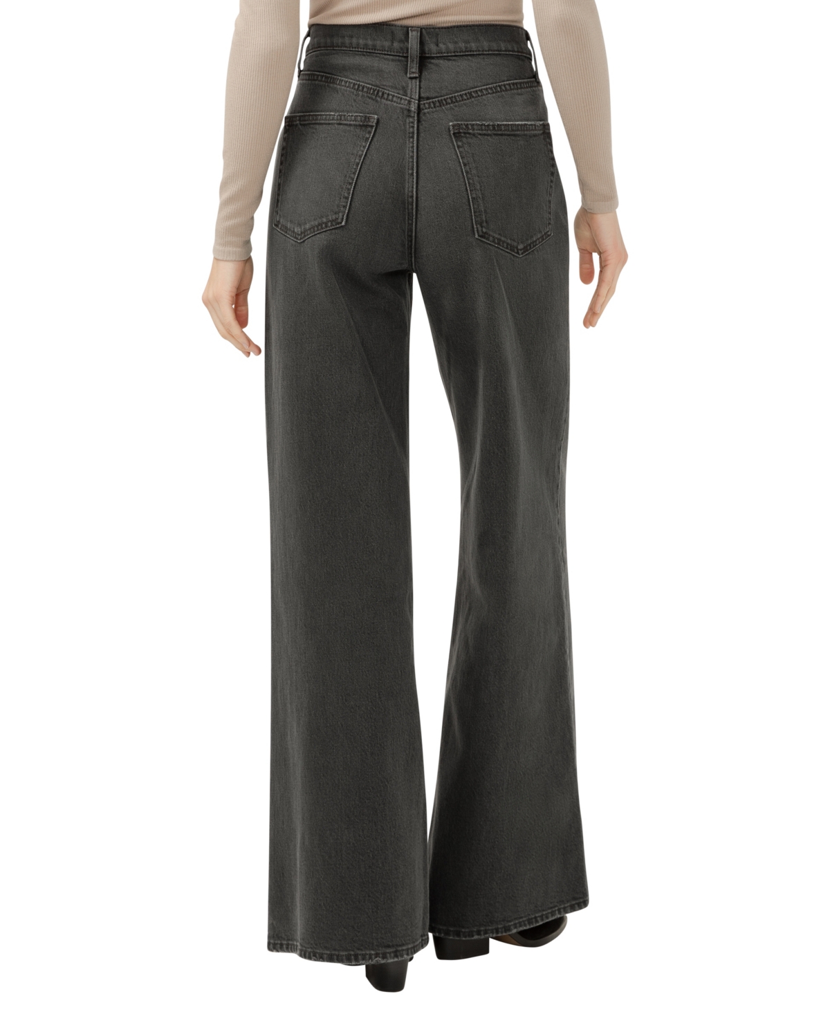 Silver Jeans Co. Women's Highly Desirable High Rise Ultra Wide Leg Jeans In Gray