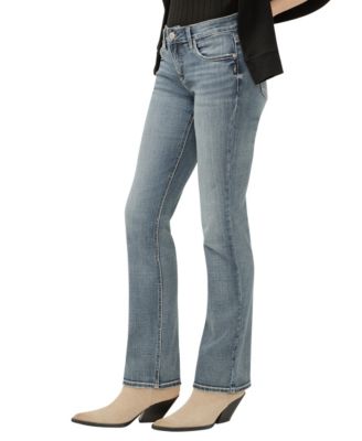 Women's Elyse Mid Rise Comfort Fit Slim Bootcut Jeans