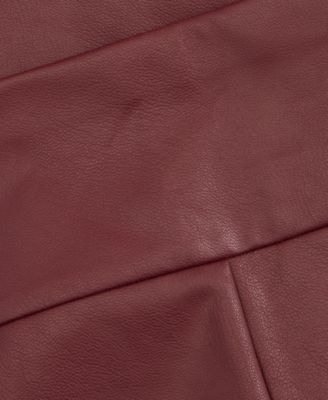 Women's Faux-Leather High-Rise Flared Pants, Macy's Exclusive