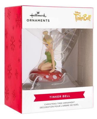 Disney Tinker Bell on Mushroom Christmas Tree Ornament