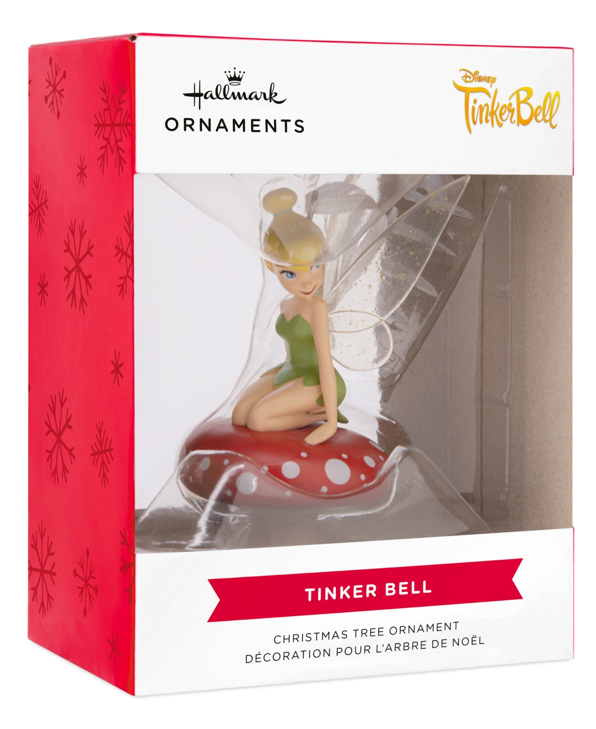Hallmark Disney Tinker Bell on Mushroom Christmas Tree Ornament