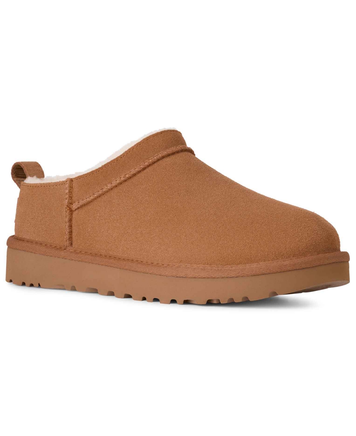 Ugg Biscuit Suede Classic Micro Slippers In Brown