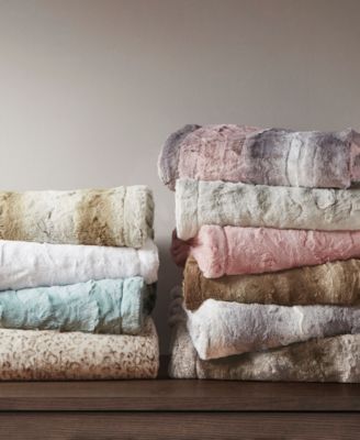 Zuri Faux-Fur Throw, 50" x 60"