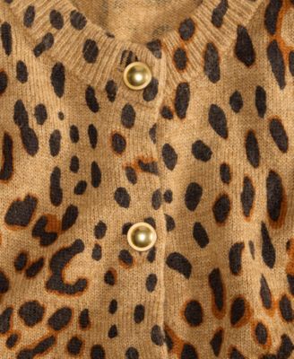 Women's Animal-Print Cardigan, Macy's Exclusive