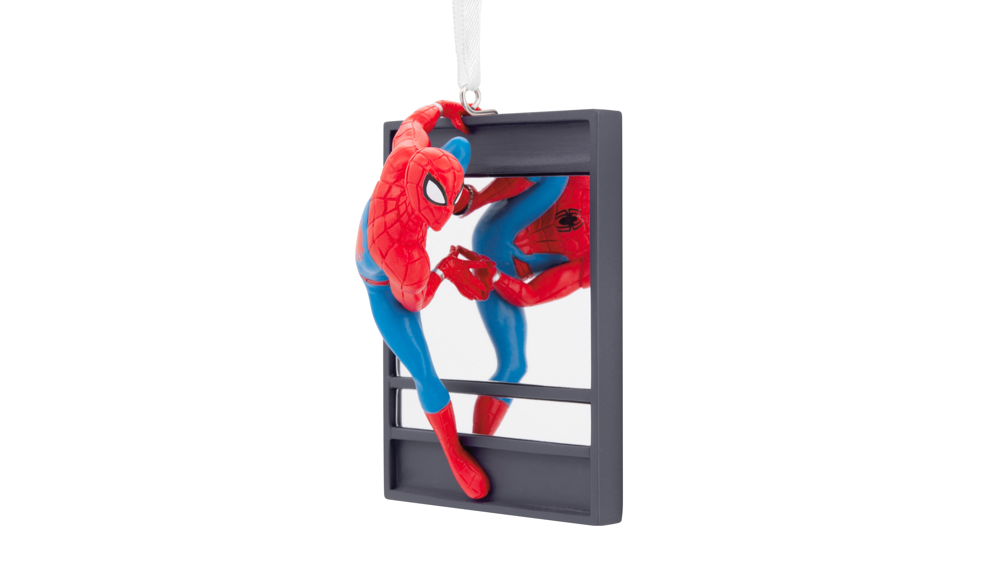 Hallmark Marvel Spider-Man on Window Christmas Tree Ornament