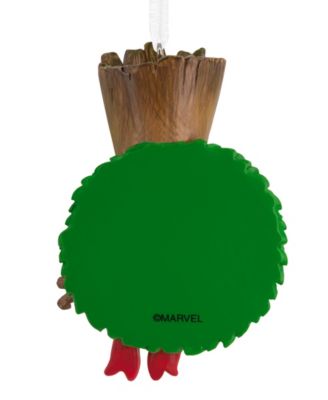 Marvel Guardians of the Galaxy Groot in Holiday Wreath Christmas Tree Ornament