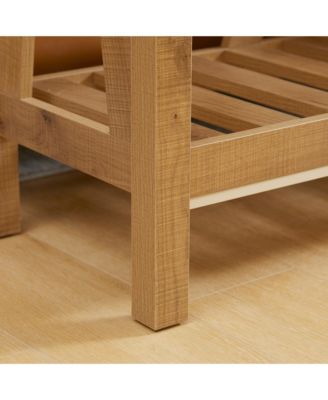 Farmhouse Console Table with Storage, Rustic Sofa Table,