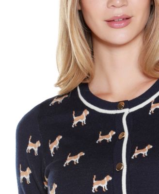 Women's Fetch-ing Fun Cardigan Sweater