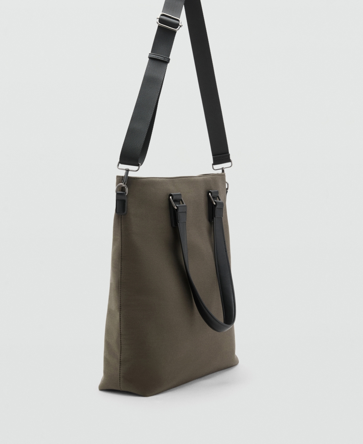 Mango Men's Handles Shopper Bag In Brown