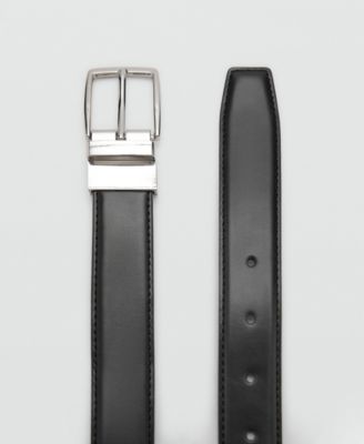 Men's Reversible Suit Leather Belt