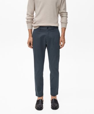 MANGO - Men's Prato Cropped Tapered Chino Pants