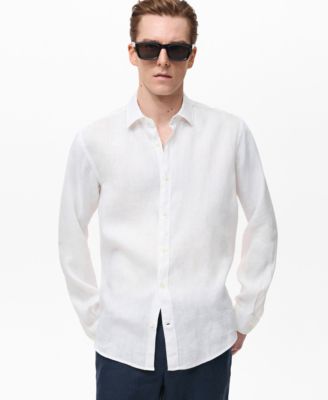 Men's Linen Long Sleeve Shirt