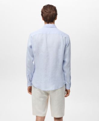 Men's Linen Long Sleeve Shirt