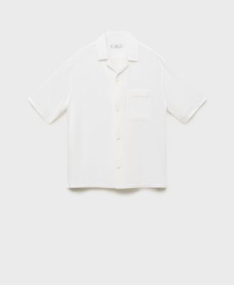 Men's Regular-Fit Linen Blend Shirt