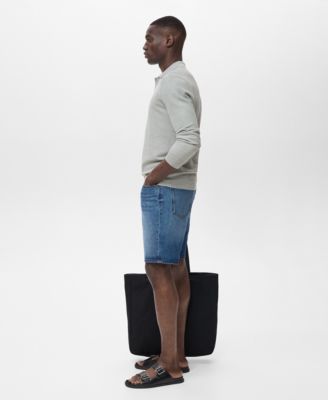 Men's Micro-Structured Cotton Polo Shirt