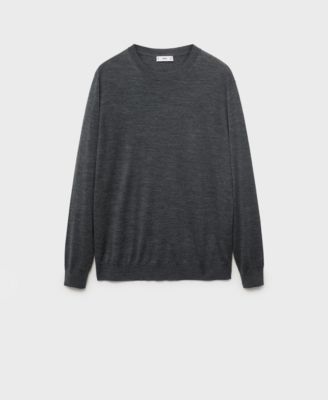 Men's Wool Round-Neck Sweater