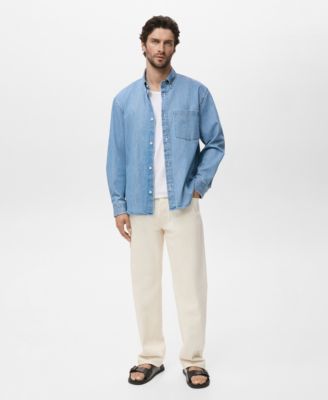Men's Denim Pocket Overshirt