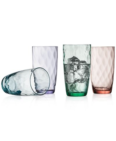 The Cellar Optic Color Collection 4-Pc. Highball Glasses, Only at Macy's