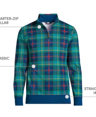 Men's Bedford Rib Quarter Zip Pullover Sweater