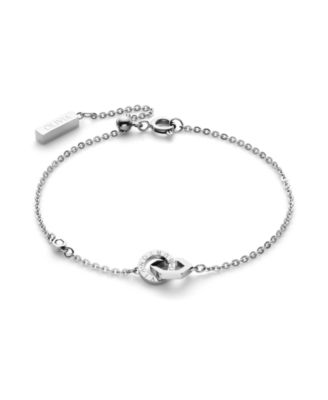 Interlink Silver Tone Stainless Steel Gift Set