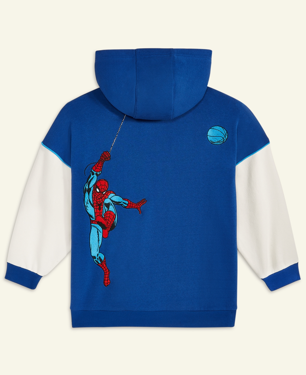 Macy's Marvel X Nba Kids Spider-man Hoodie, Macy's Exclusive In Blue