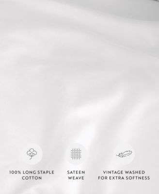 Ultra Soft Brushed Cotton 3-Pc. Duvet Cover Set, Full/Queen