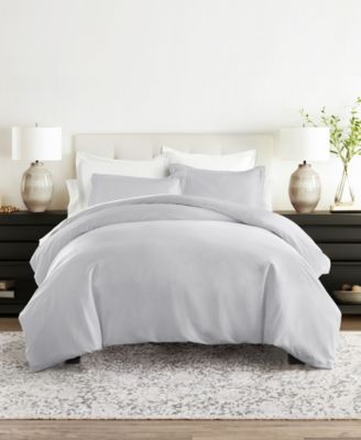 Ultra Soft Brushed Cotton 3-Pc. Duvet Cover Set, Full/Queen