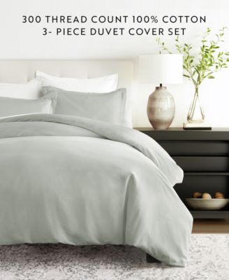 Ultra Soft Brushed Cotton 3-Pc. Duvet Cover Set, Twin/Twin XL