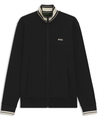 Men's Cotton-Blend Zip-Up Sweatshirt