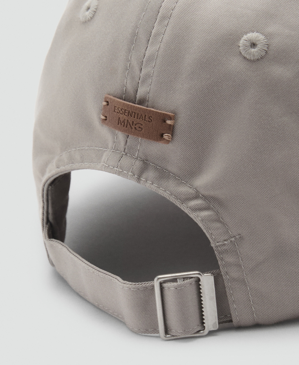 Mango Men's Cotton Visor Hat In Gray
